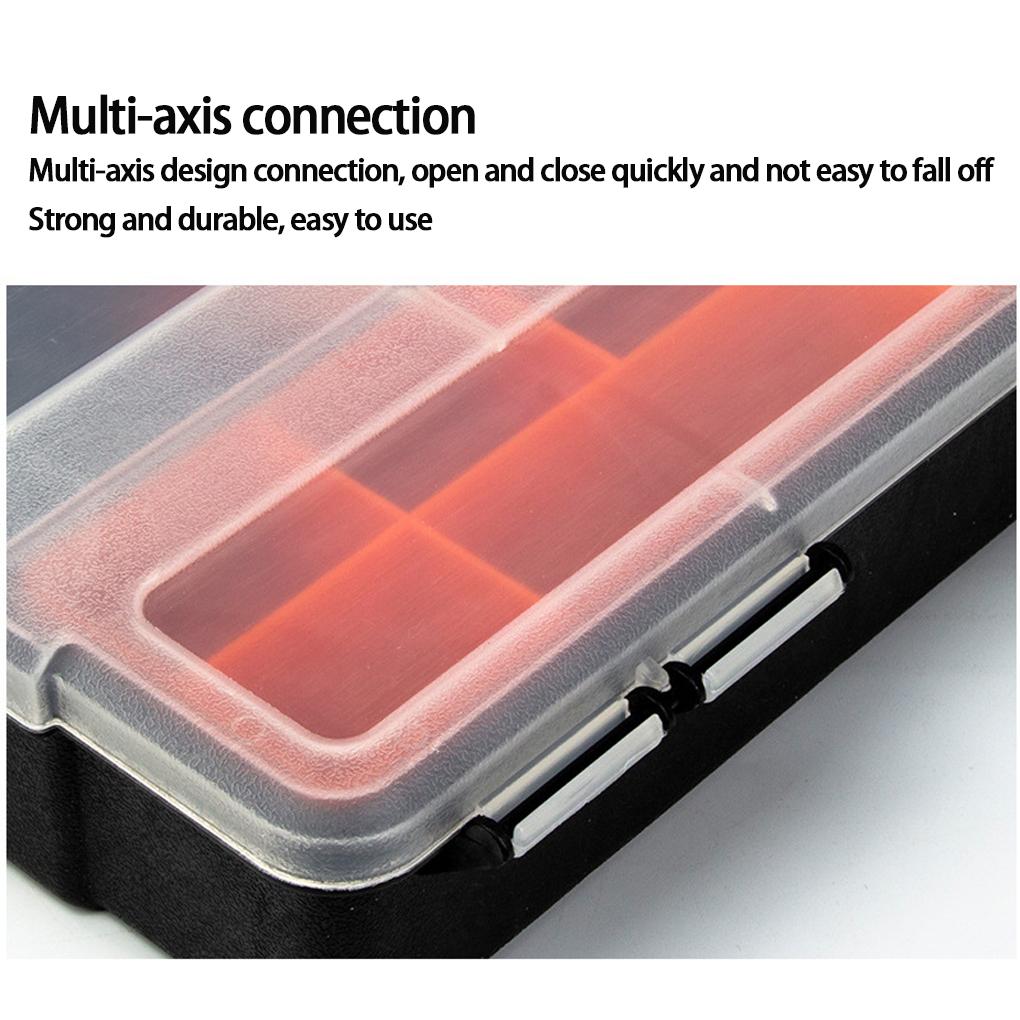 Portable Screw Box Organiser With Adjustable Dividers For Tools Screw Organiser Storage Box Nails