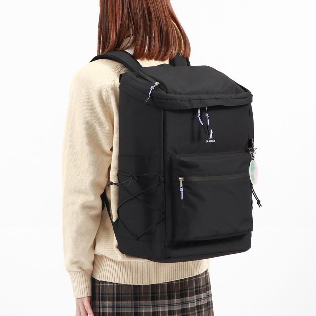 EASTBOY Square Backpack 32L Candle EBA90 Black X Beige 23 Japanese High School Bag