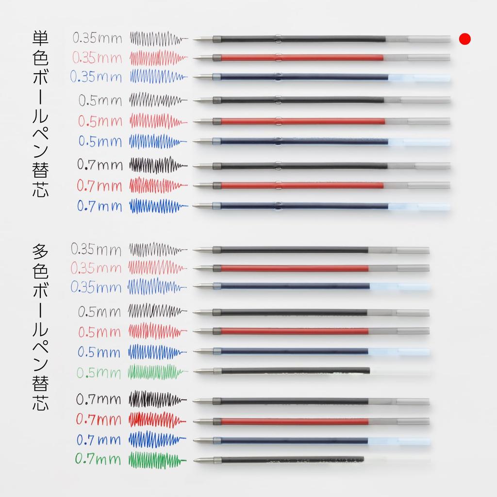 Pentel Ballpoint Pen Refills, Calme/Feel/Vicuna, 0.35mm, Black, 10-Pack, XBXM3H-A(10)