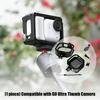 Aluminum Camera Cage For GO Ultra Thumb Camera Frame With Horizontal And Vertical Shoot Mode 2prong Interfaces