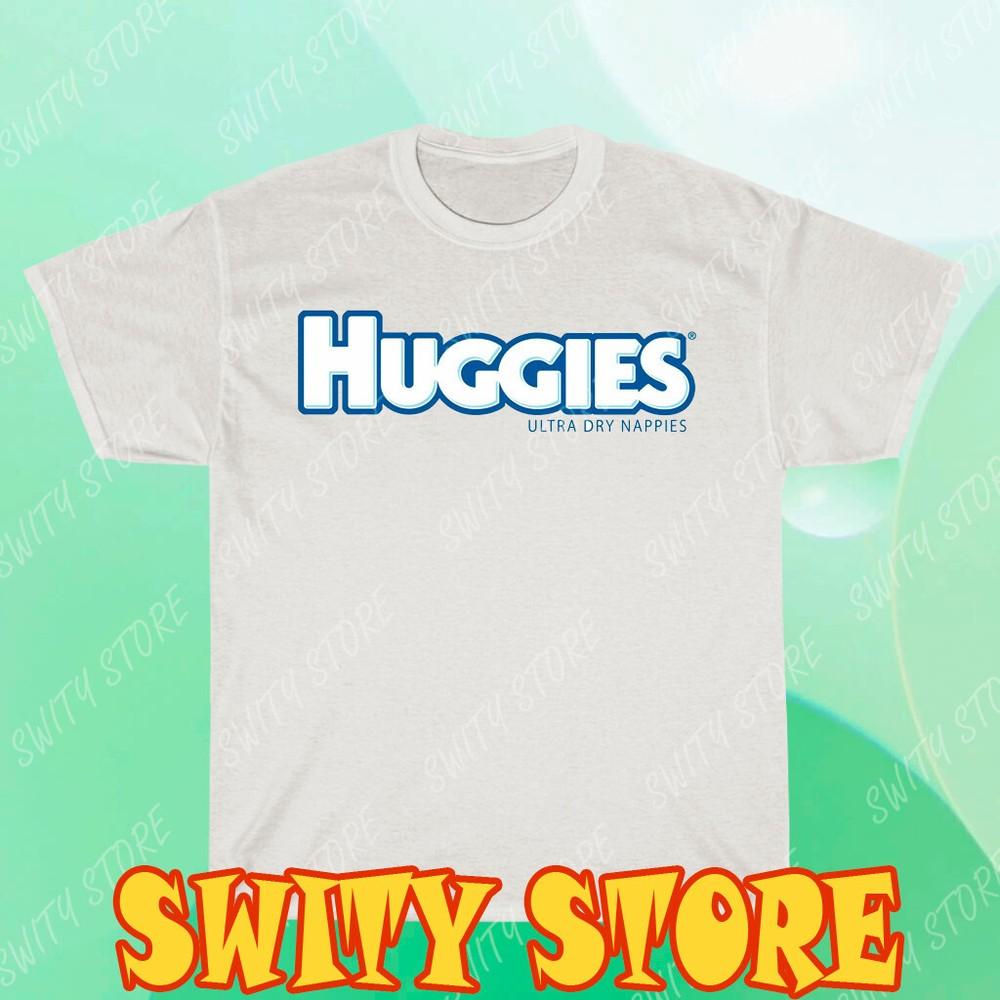 

Huggies Ultra Dry Nappies Logo Diapers T-Shirt Logo T-shirt Funny Size S to 5XL 2XL