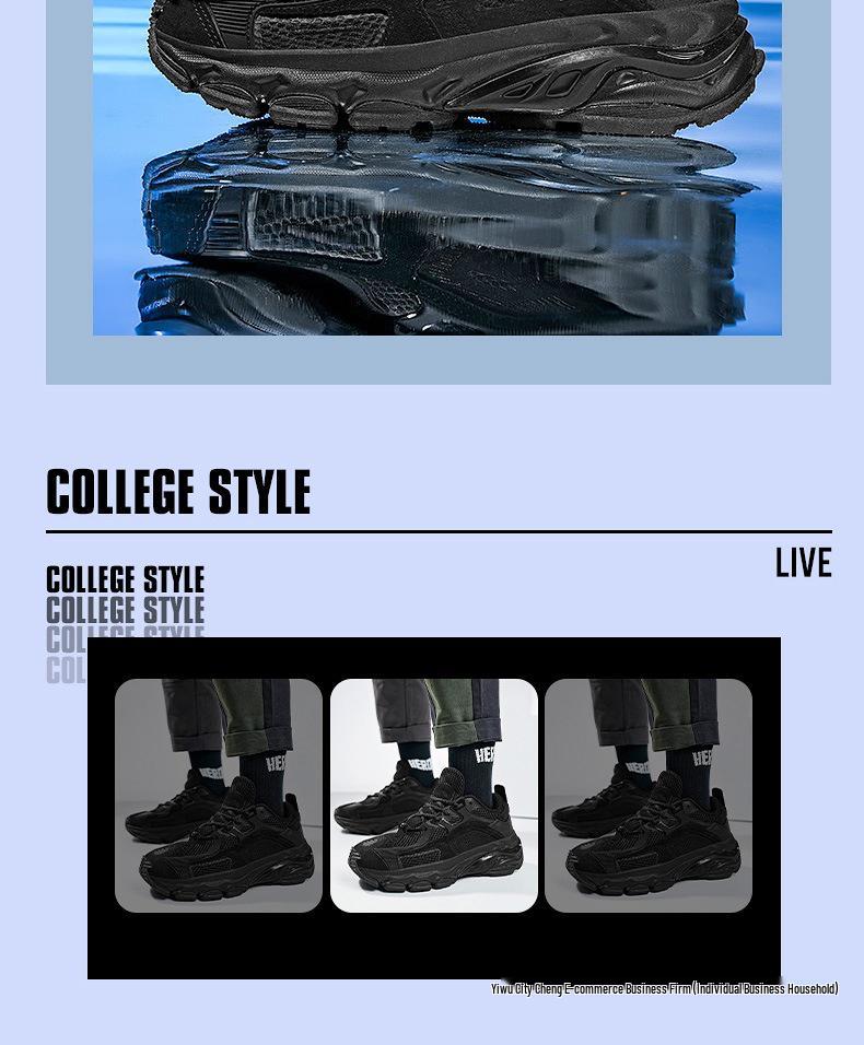 2025 Herren Trendige Retro Mesh Laufschuhe: Sportliche, lässige Dad-Sneakers mit dicker Sohle für den Sommer
