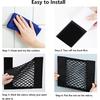 Universal Mesh Cargo Net With Tape Stickers Car Stretchable Storage Net Wall Sticker Organizer Pouch Bag Storage Mesh Net For SUV Car Trunk