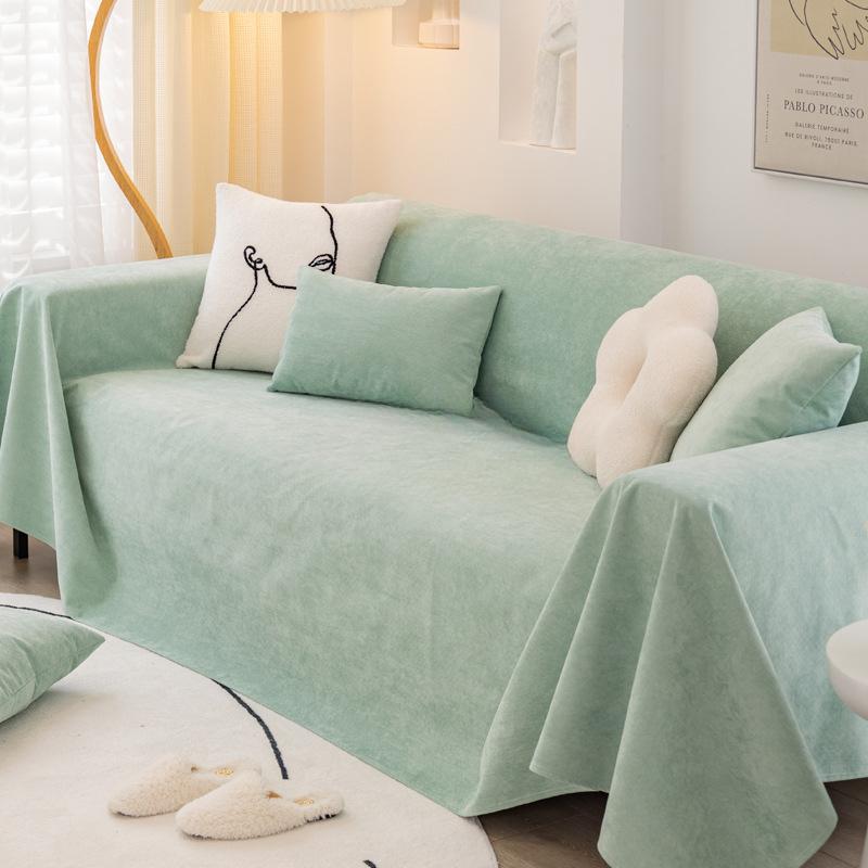 

Синельное водонепроницаемое мочестойкое полотенце для дивана, сплошной цвет, защита от кошек, подушка для дивана, ткань для чехла на диван 90*90cm