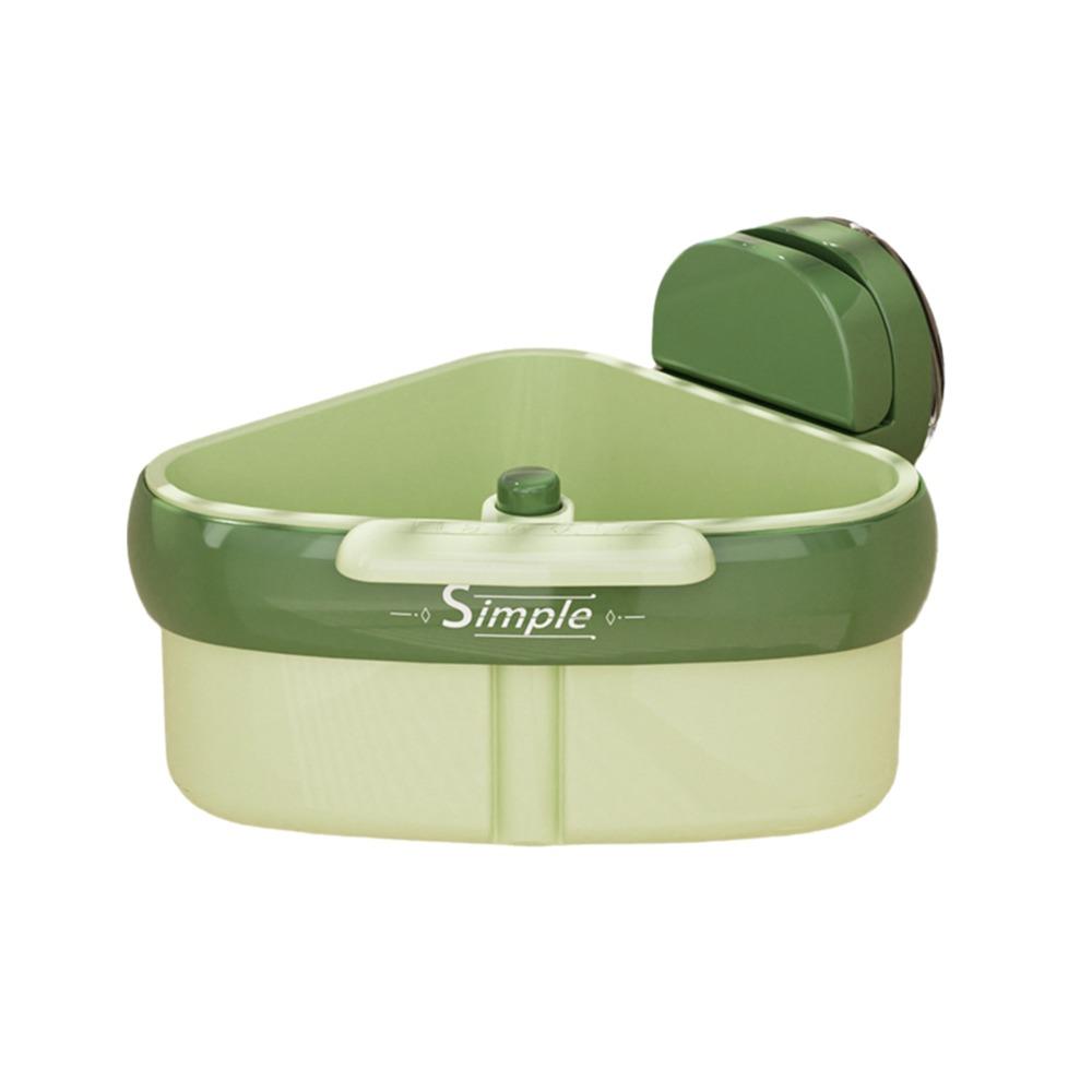 

One-touch Opening and Closing Sink Drain Basket Separate Vegetable Drainer зелений