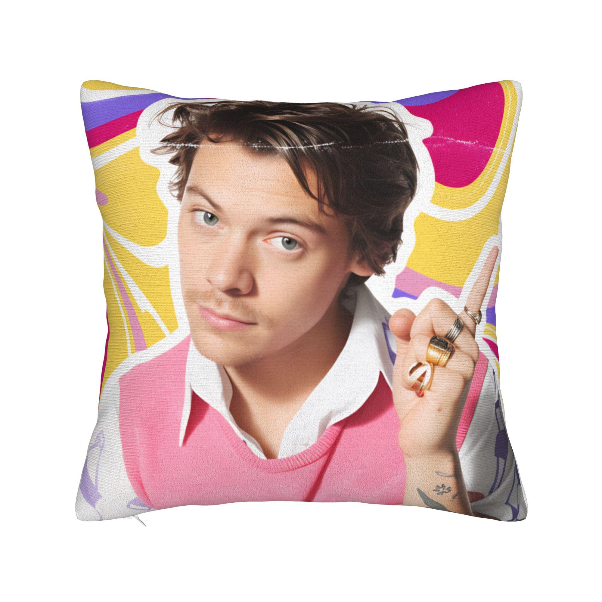 

Singer H-Harrys S-Styles Pillow Case Fashion Pillow Cover Print Pillowcases For Wedding Party Home Decor 16x16Inch