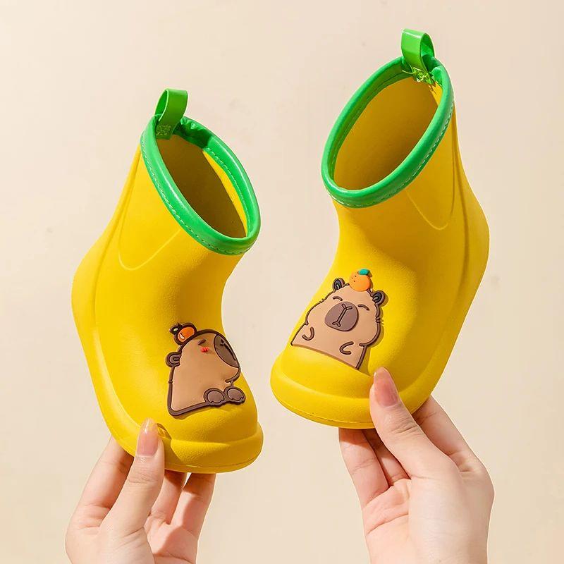 Capybara Children' Rain Boots for Kids Child Waterproof Boots Boy Rain Shoes for Girl Decorative Stock Water Boot Rain