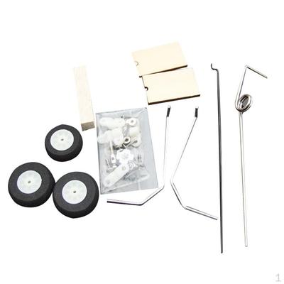 1 Set Metal Landing Gear with Wheels Kit for RC Accessories