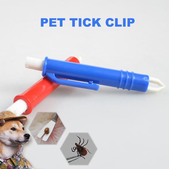 Flea Clip Ergonomics Handle Removing Ticks Lightweight Mite Anti Dog Cat Ticks Remover Tool for Home Use