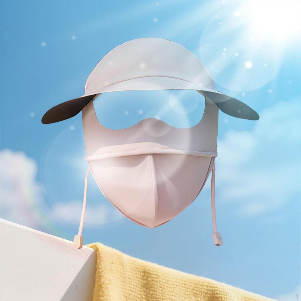 Oddychająca na twarz Lekka Nie duszna Pełna osłona ochronna na plażę, zakupy, podróże