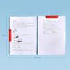 Transparente Schwingstangen-Aktenordner mit Doppelklammern A3/A4 Dokumentenklammer Seitenöffnung Testpapier-Organizer Schüler