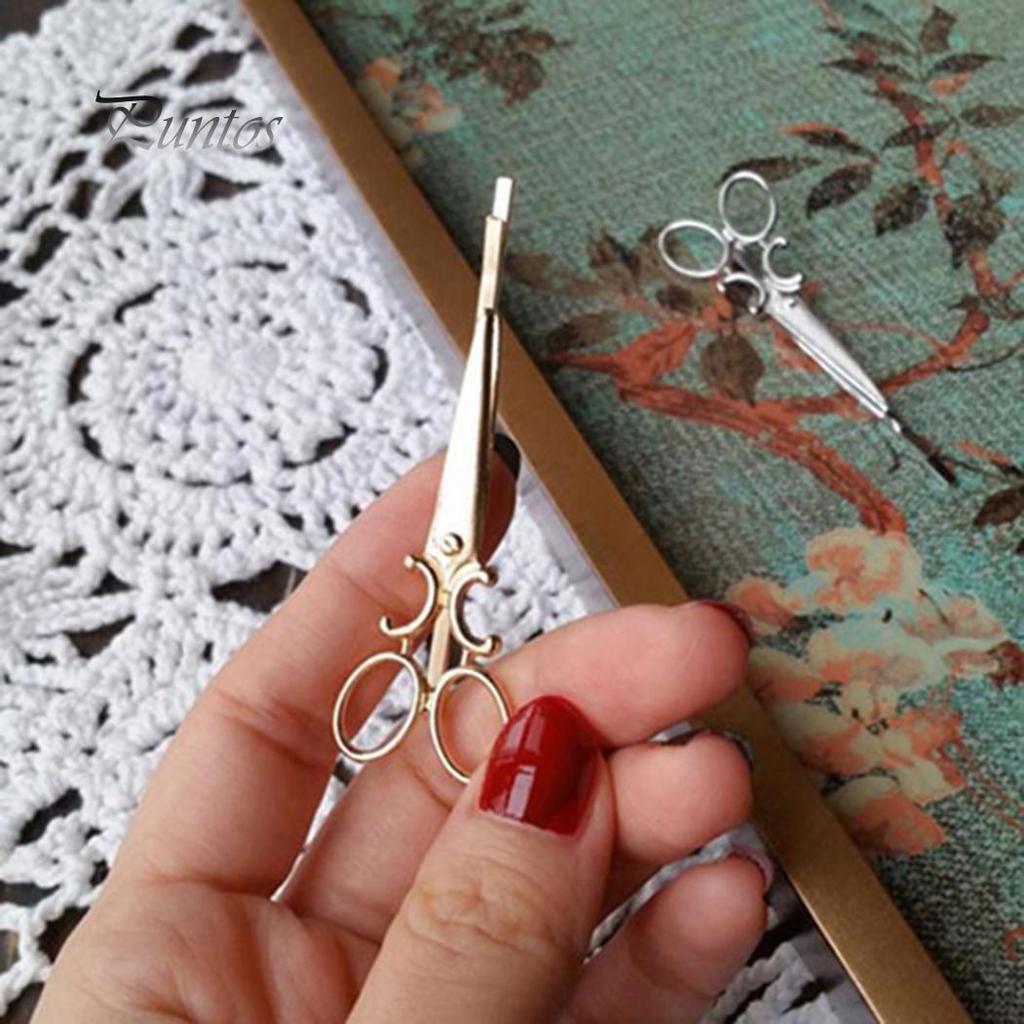 Fashionable 1 Pc Delicate Women Girl Creative Scissors Hair Clip Hairpin Bobby Pin Accessory