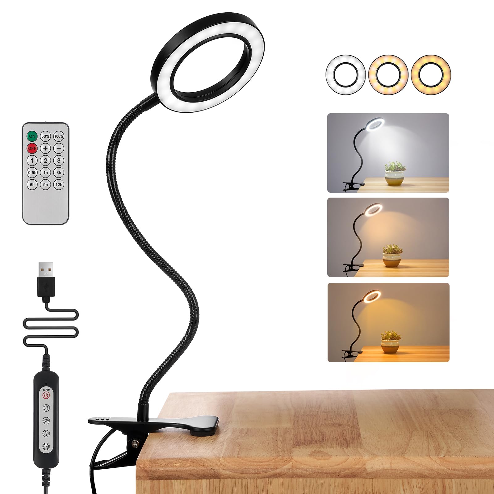 

Клипса Лампа Жизни Тип Клипсы Светодиодный Диммируемый Управление Светом Светодиодный Питание от USB Чтение 3 10 Уровней Настольный 40 Складной Светодиодный Книга Селфи Конференция Макияж чёрный