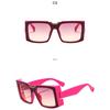 Women's sunglasses, men's and women's fashion square large-frame sunglasses