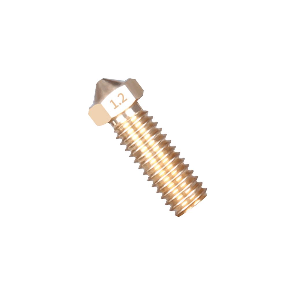 3D Printer Nozzle 1\.75mm Extruder Large Nozzle M6 Threaded 3D Printer Parts, Brass, 0\.4mm, Gold