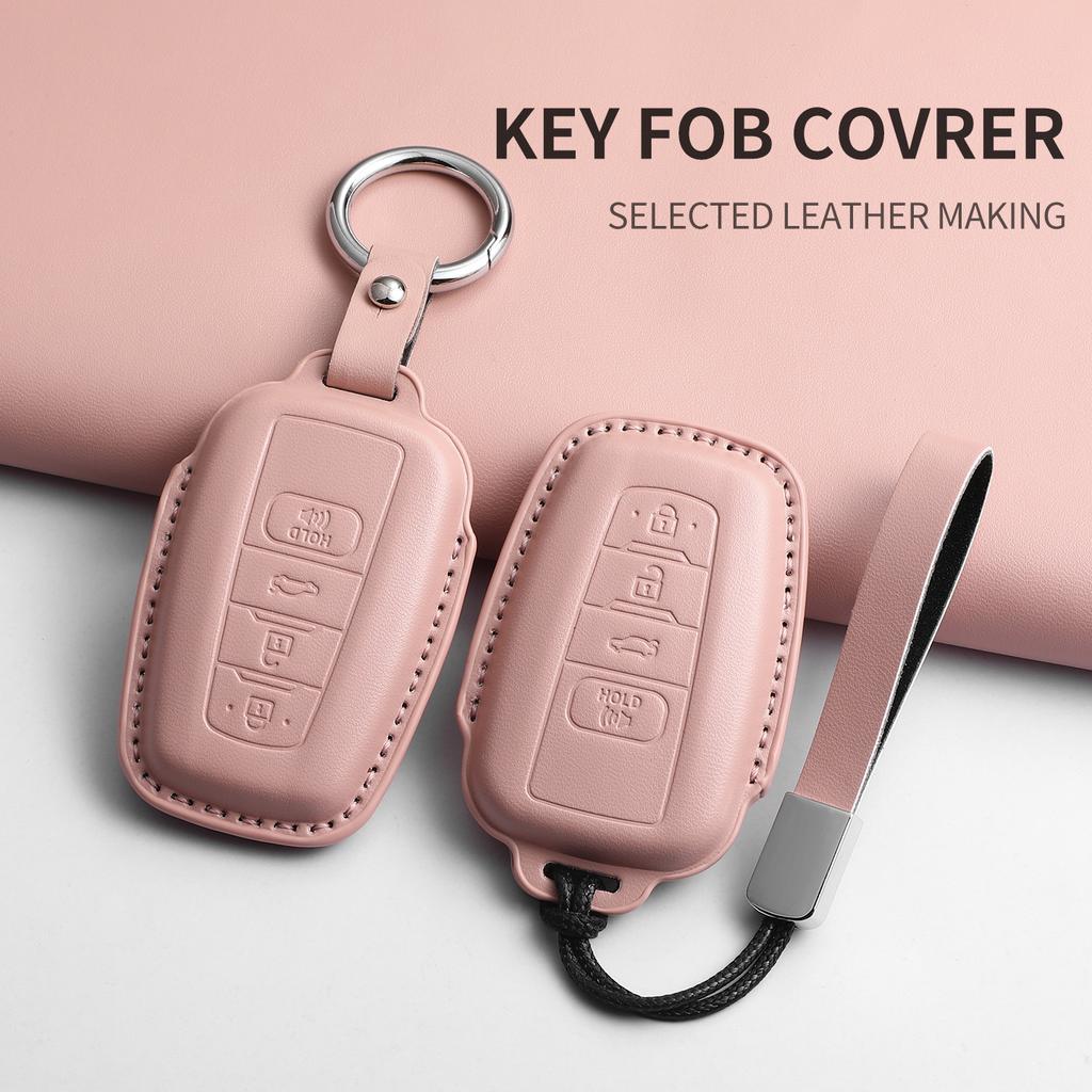 Car Key Case Cover For Toyota CHR Camry RAV4 C-HR Corolla Highlander Prius Land Cruiser Prado Car Remote Key Case Decoratives