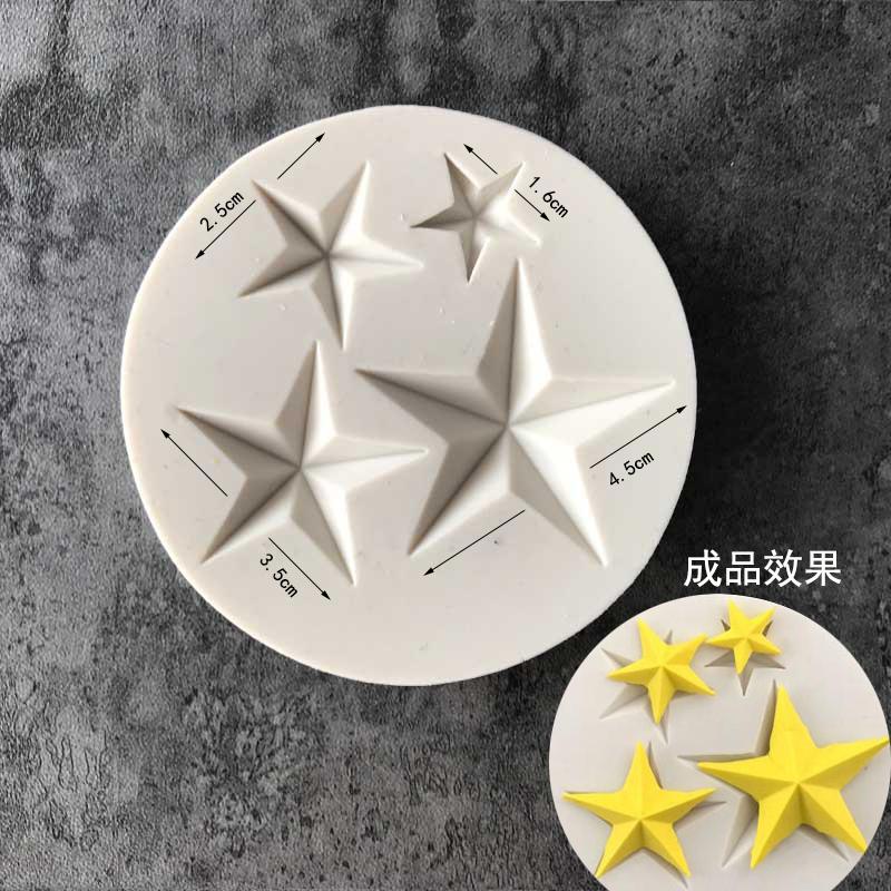 Plastic Baking Tools Cake Decoration Ornaments Fortune Happiness Longevity Spring Loaded Cutting Mold Sugar Art Moulds