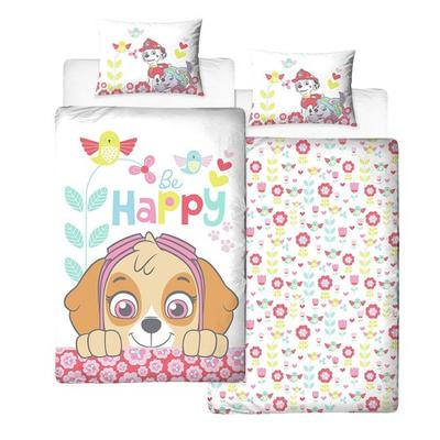 Sei glücklich Wendebettwäsche-Set