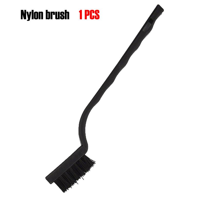 

Nylon Stainless Steel Copper Wire Brush for Home Cleaning Machinery Workshops Molds Parts Rust Removal Polishing Hand Tools