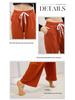 Spring & Autumn Loose High-Waist Wide-Leg Pants for Adult Female Modern Dance