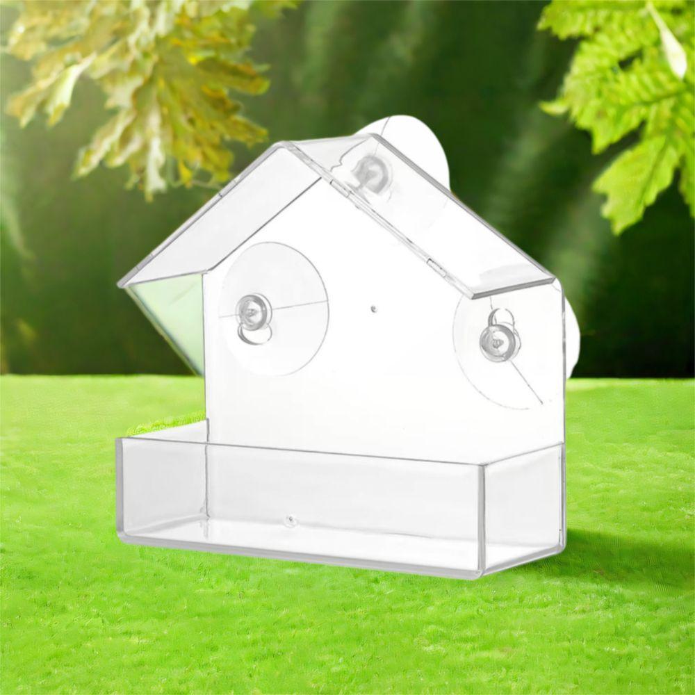 Διαφανείς Ταΐστρες Πουλιών για Παράθυρα Πλαστικό Σπιτάκι Πουλιών για Παράθυρα Ταΐστρες Πουλιών για Παράθυρο Εξωτερικός Κήπος