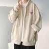 American Trendy Brand Men's Jacket Spring and Autumn 2026 New Sports Hooded Cardigan Sweater Boys Clothes Jacket