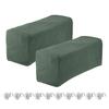 2pcs Stretch Armrest Covers Couch Arm Covers with Twist Pin Protector Slipcovers Dustproof for Chairs Sofa Office Home