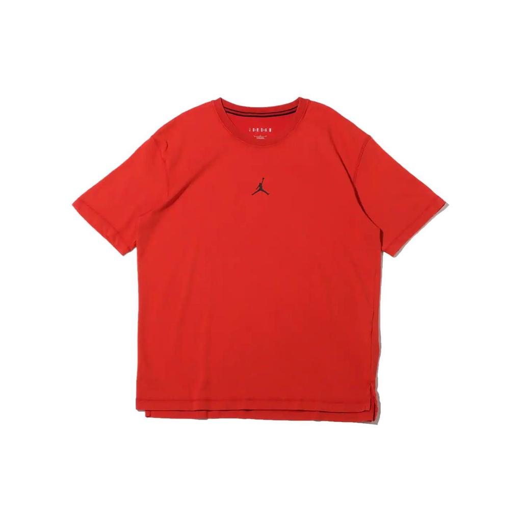 Jordan T Shirts Men's Red Crew Neck Moderate DH8922-687