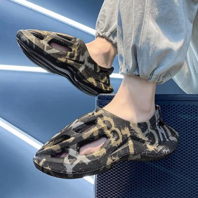 Sandały plażowe EVA Unisex Hollow Garden Shoes Tie-dyed Designer Hole Slippers Sneakers Buty do wody Slip on Foam Runner dla mężczyzn