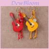 Creative Pu Guitar Keychain Bag Charm Handmade Pendant For Fashionistas