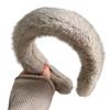 Sweet Headbands Faux Furs Headband Fashion Headband Multipurpose Yoga Sports Spa Wide Brim Hair Hoop for Woman Girls