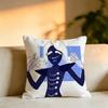 Hot Game DDeltarune Rouxls Kaard Square DoubleSided printed Pillow Case Bedroom Bedside Pillow Sofa Cushion Cover