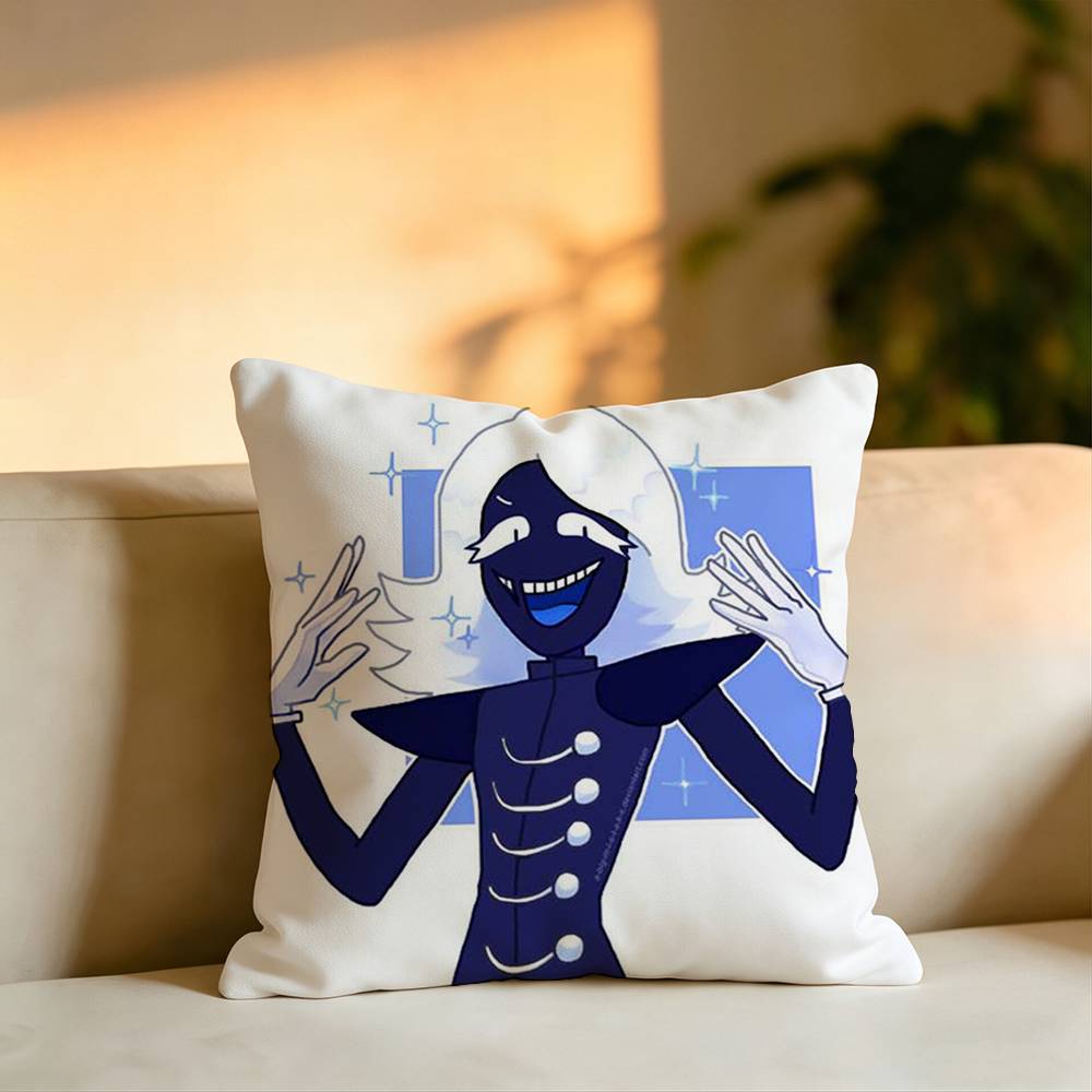 Hot Game DDeltarune Rouxls Kaard Square DoubleSided printed Pillow Case Bedroom Bedside Pillow Sofa Cushion Cover