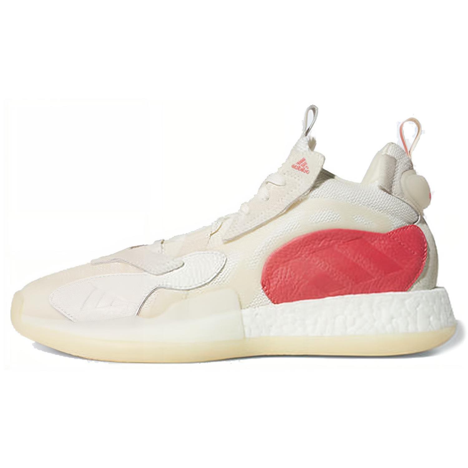 

Adidas ZoneBoost Off White Shock Red 47