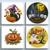 Halloween Printed Cross Stitch Kit DIY 11CT Embroidery Craft Set Home Decor