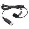 Lapel Microphone Portable Clip On Wired Mini Lapel Microphone with USB Interface for Mobile Phones Cameras