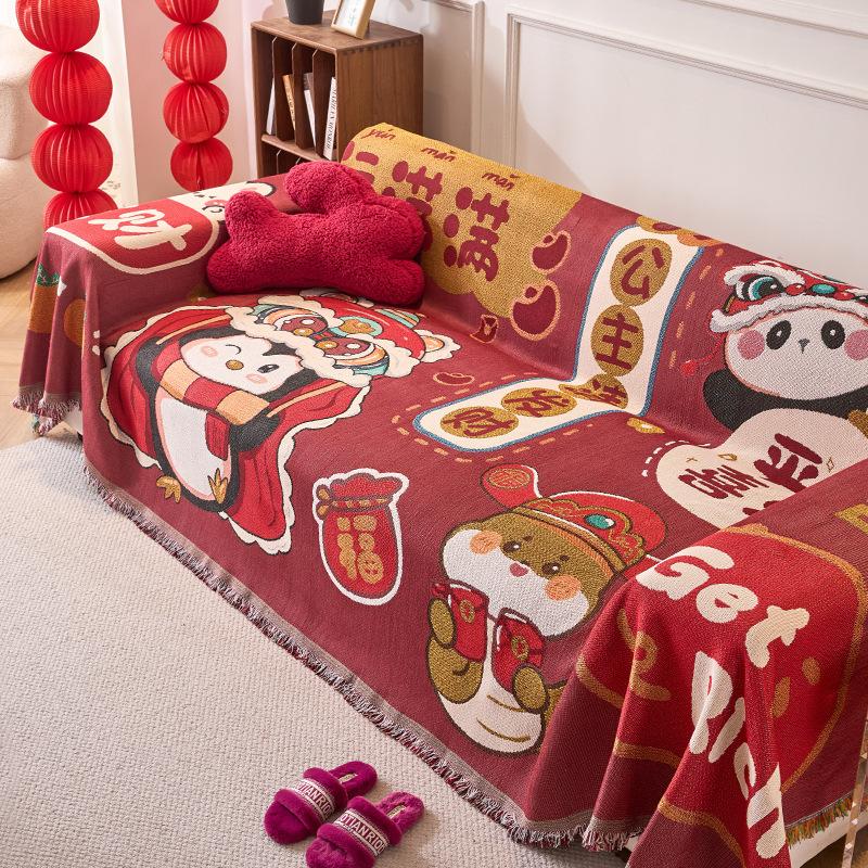 Sofa Cover Cloth Towel 2025 Popular New Four-season Universal Anti-cat Scratch Leather Sofa Special Cover Cushion Blanket