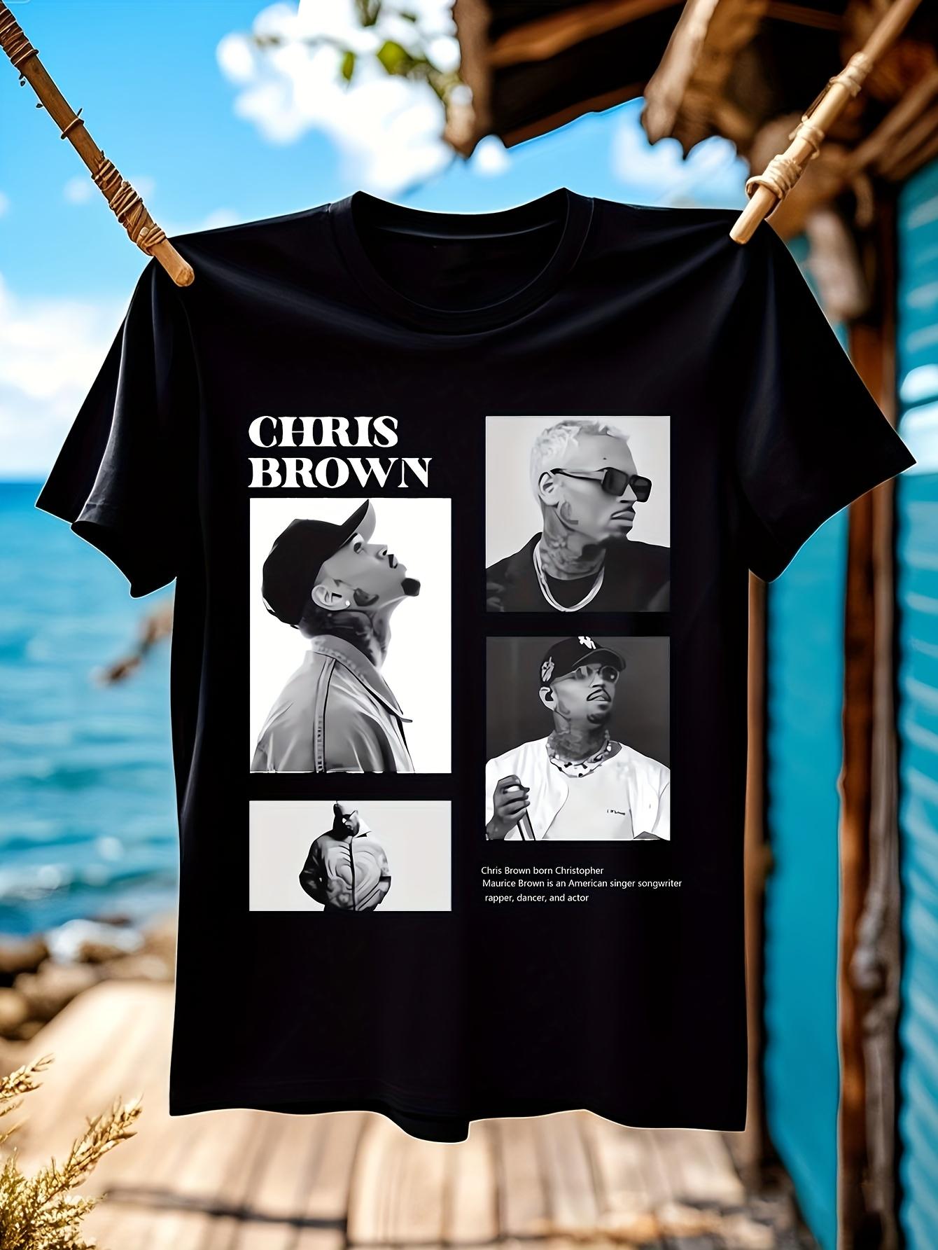 Vintages for Men And Women Featuring Rapper Chris Brown T-shirt L