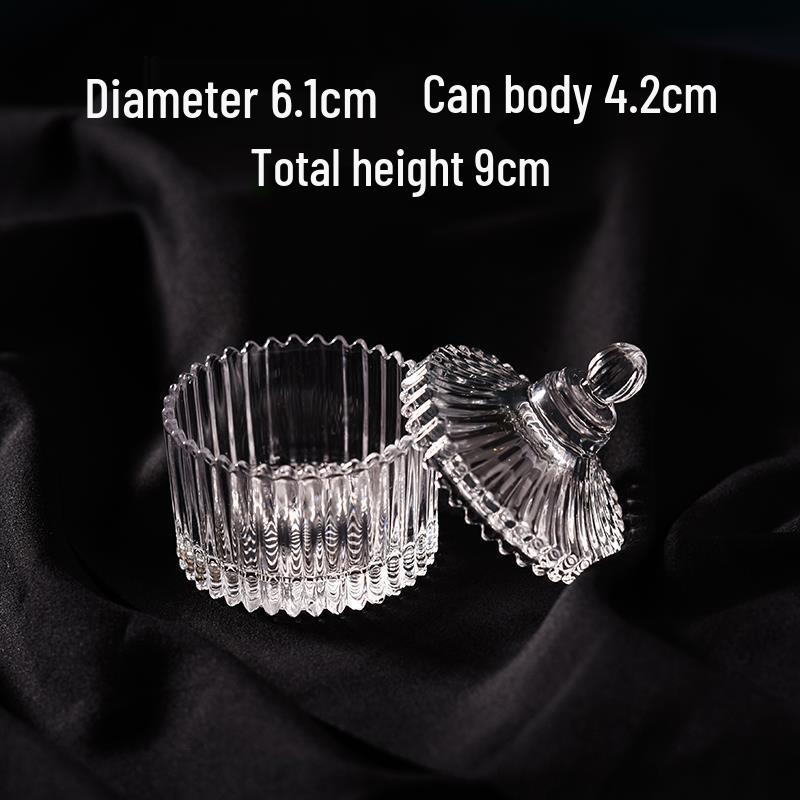 Granule Coarse Salt Cleansing Jar with Lid – Crystal Gravel Storage Container & Decorative Demagnetizing Bowl.
