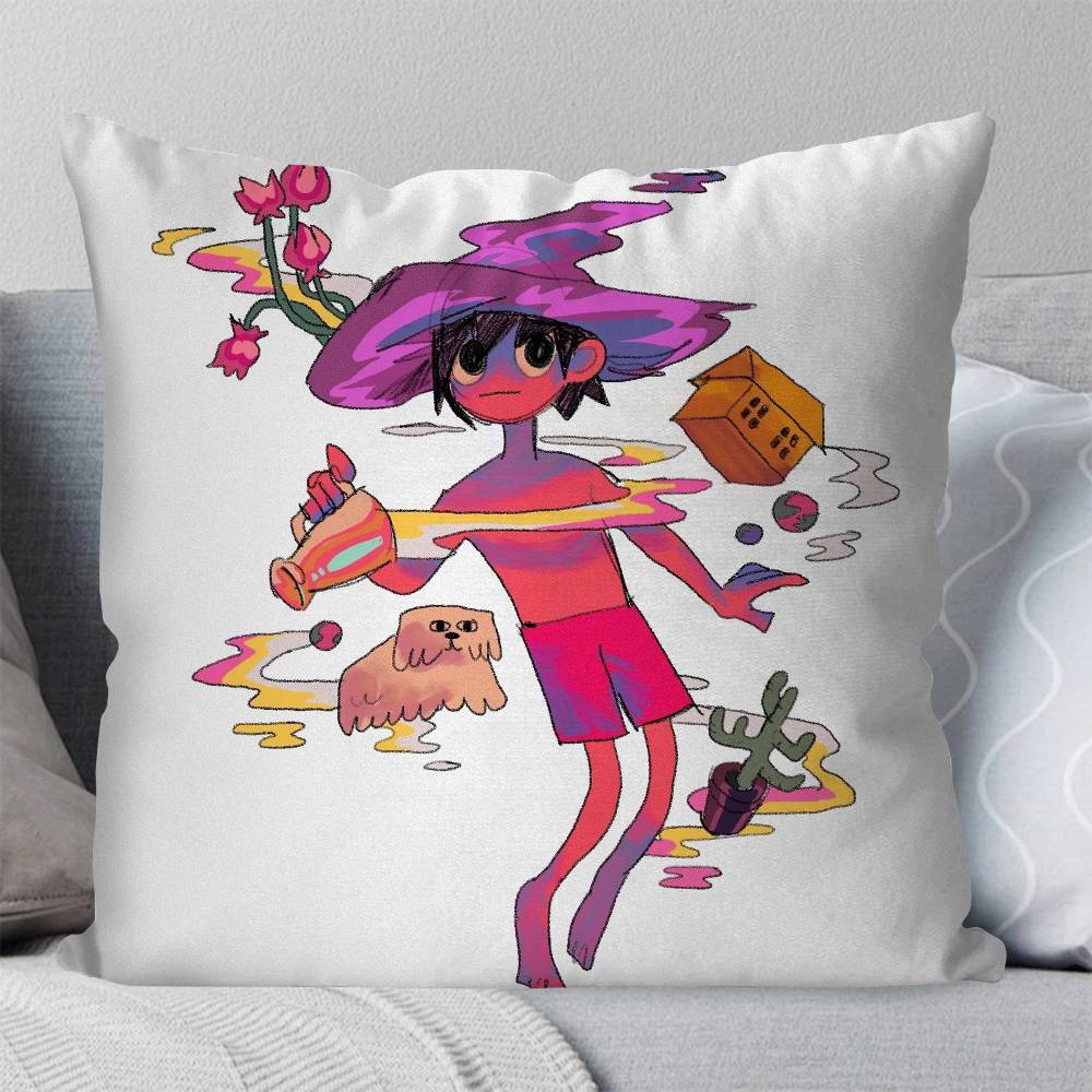 The MMidnight GGospel Anime Pillow Case Fashion Square Pillowcase Bedroom Sofa Room Ins Decoration Leisure