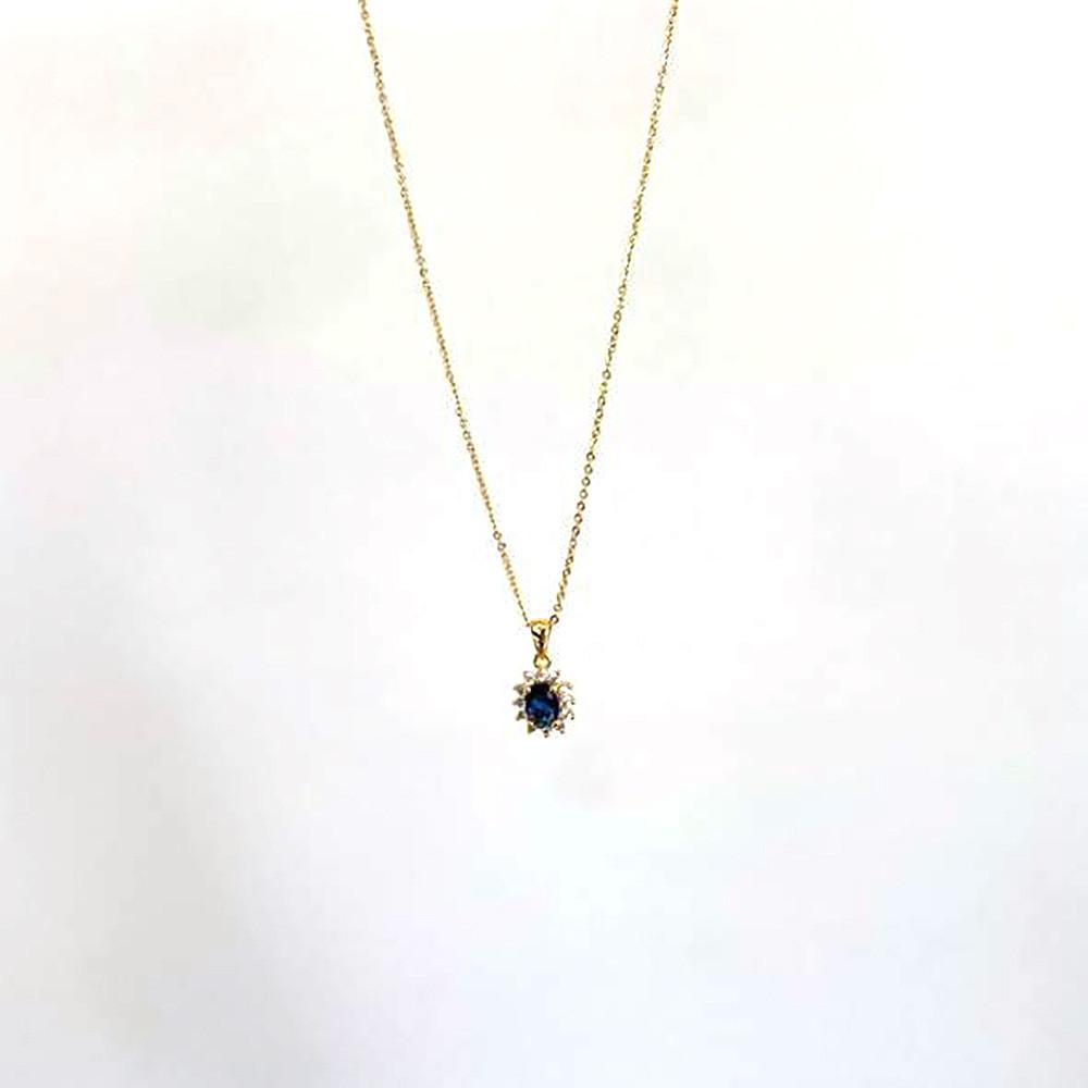 Alloy Geometric Trendy Necklace With Sparkling Rhinestones For Women Fashionable