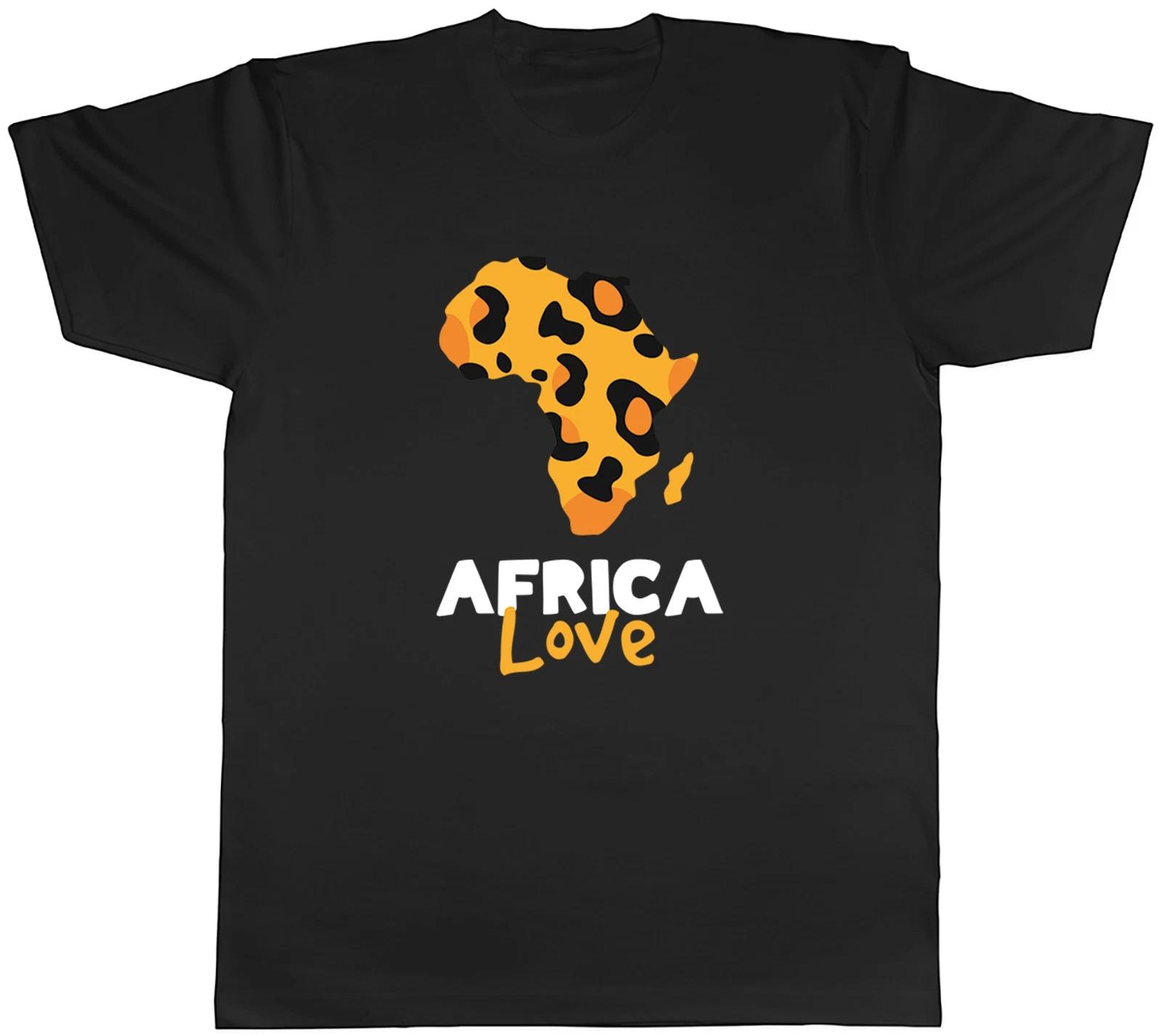 Africa Love Big Cat Leopard Spots Mens T-Shirt Tee Gift Top L
