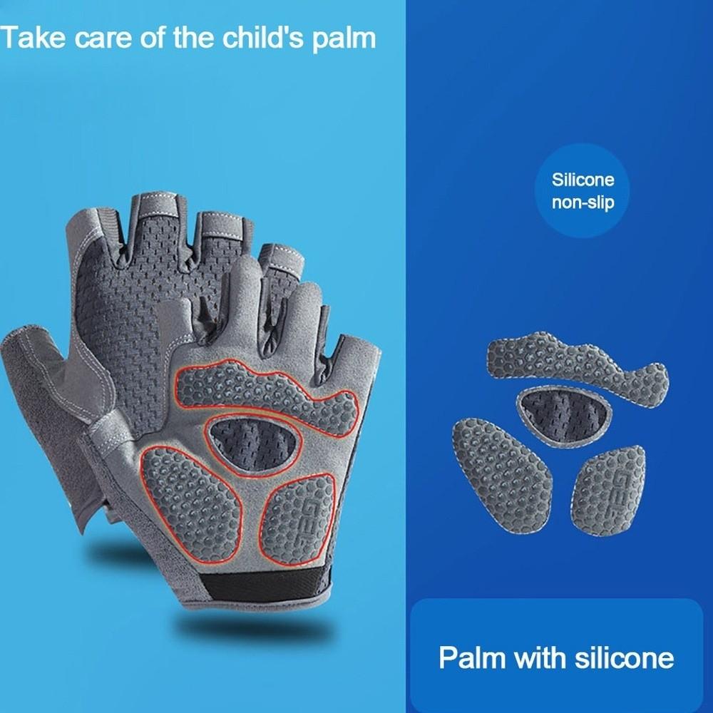 Wear-Resistant Kids Sports Gloves Anti-Slip Kids Cycling Gloves  Sports Equipment