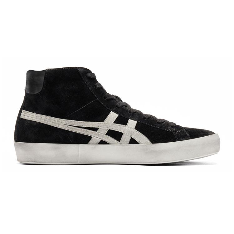 Onitsuka Tiger Abrasion Resistant High top Casual Shoes Unisex Black White 1183C551-001