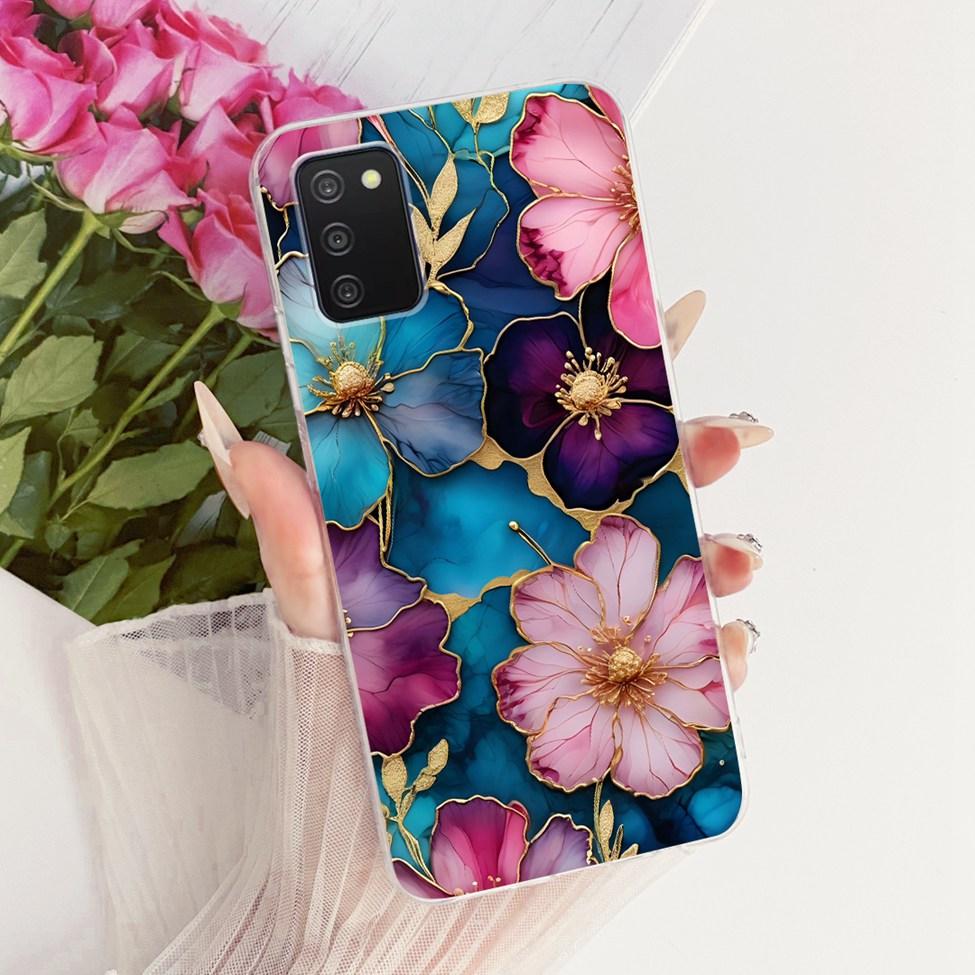 Clear Cover For Samsung A03s Case Cute Fashion Butterfly Funny Painted Casing For Samsung Galaxy A03s SM-A037F SM-A037M SM-A037G