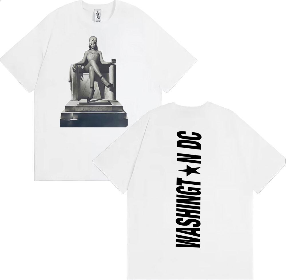 Beyonce Cowboy Carter 2025 Tour Graphics T-shirt Men Women High Street Trending Cool T Shirts Cotton Casual High Quality T Shirt