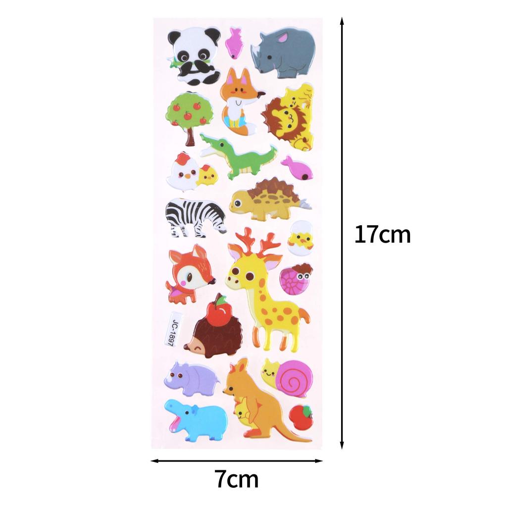 LOKIPA Reward 3D Puffy Cute Sticker Large Set of 60 Stickers, Gift, Set,