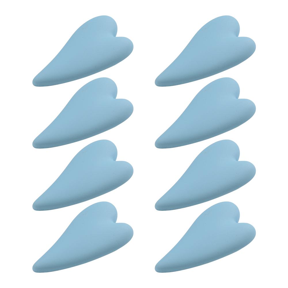 8pcs Heart Acrylic Barrettes Acetate Hair Clips Headdress for Women Cute Macaron Color Hairpins Girls Fashion Accessories Gift