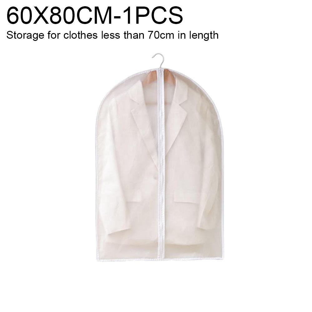 

Пылезащитный защитный чехол для одежды, полностью закрытый чехол для одежды с застежкой-молнией, прочная подвесная сумка для хранения одежды