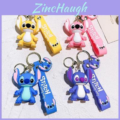 Cute Cartoon Stitch Keychain Pendant Soft Pvc Material Independent Packaging